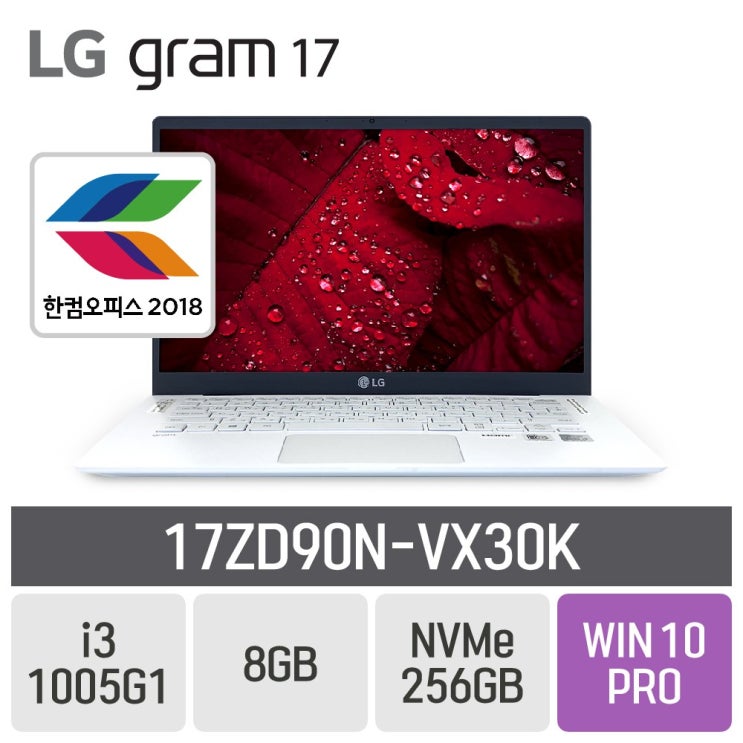[lg노트북 후기] LG 그램17 2020 17ZD90NVX30K 한컴오피스 이벤트 8GB SSD 256GB 포함  간략 리뷰&후기