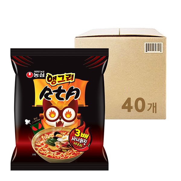  오늘의 핫딜가격 농심 앵그리 너구리 121g x 40개  RtA 단품 확인하고 결정하세요!