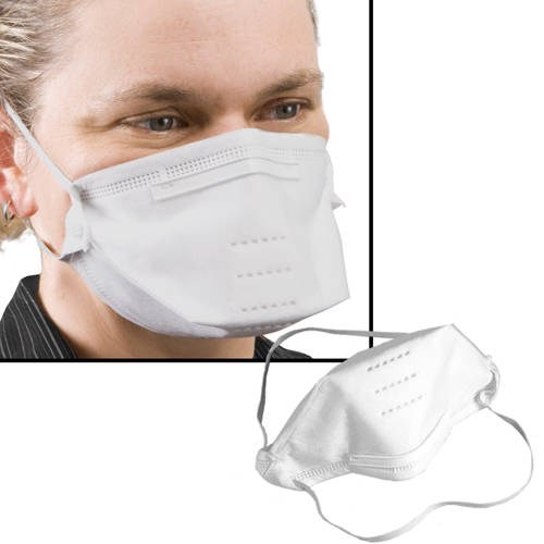  Propac 미국마스크 3M N95 미립자 호흡기 연기 오염 건설 채초 및 기타를위한 일회용 먼지 마스크, 1박스, 6개 구매정보