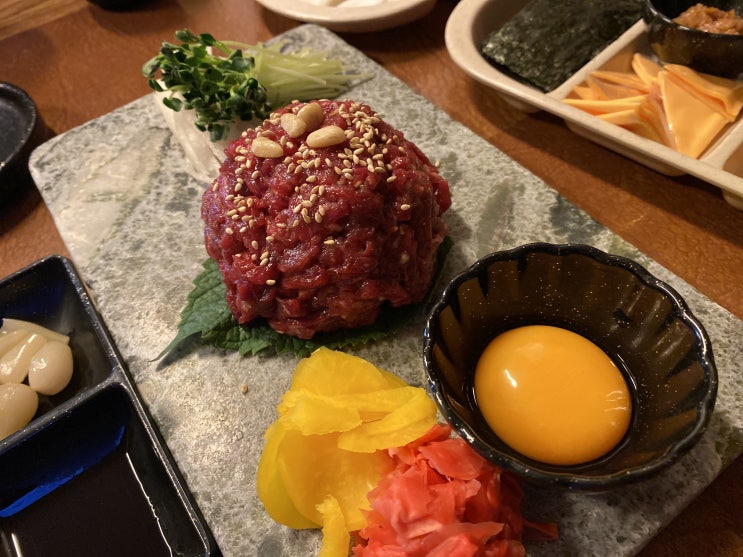 서부역 맛집 평택 육회&육사시미 역전육회