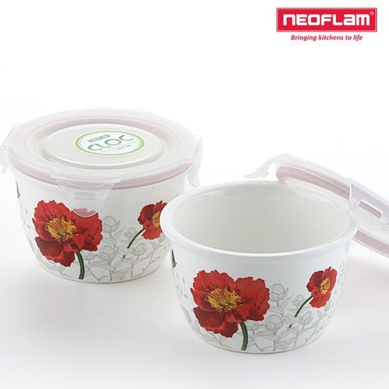  [초특가세일] 네오플램 매직글로우 도자기 밀폐용기 550ml 2종 확인하고 결정하세요!