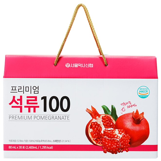 가성비 제품 서울약사신협 프리미엄 석류즙 100 80ml 30개입