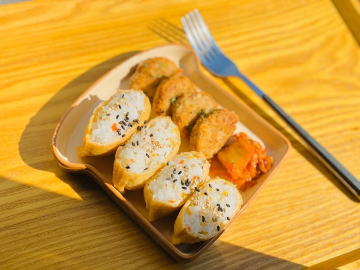  한성기업 새콤달콤 간편한 꼬마 사각 유부초밥 박사로 간단한 아침식사 맛있게 만드는 방법
