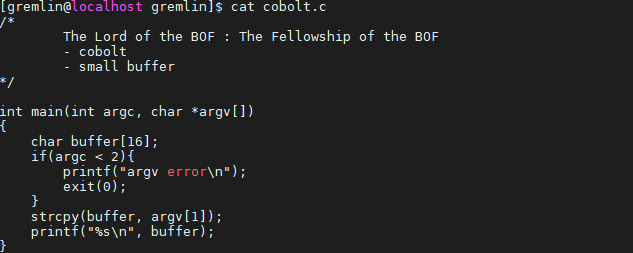  [LOB] Lord of BOF gremlin -> cobolt