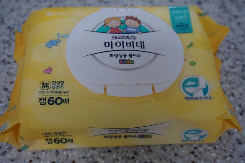 크리넥스 마이비데 키즈, 배변훈련 필수품으로 준비해요