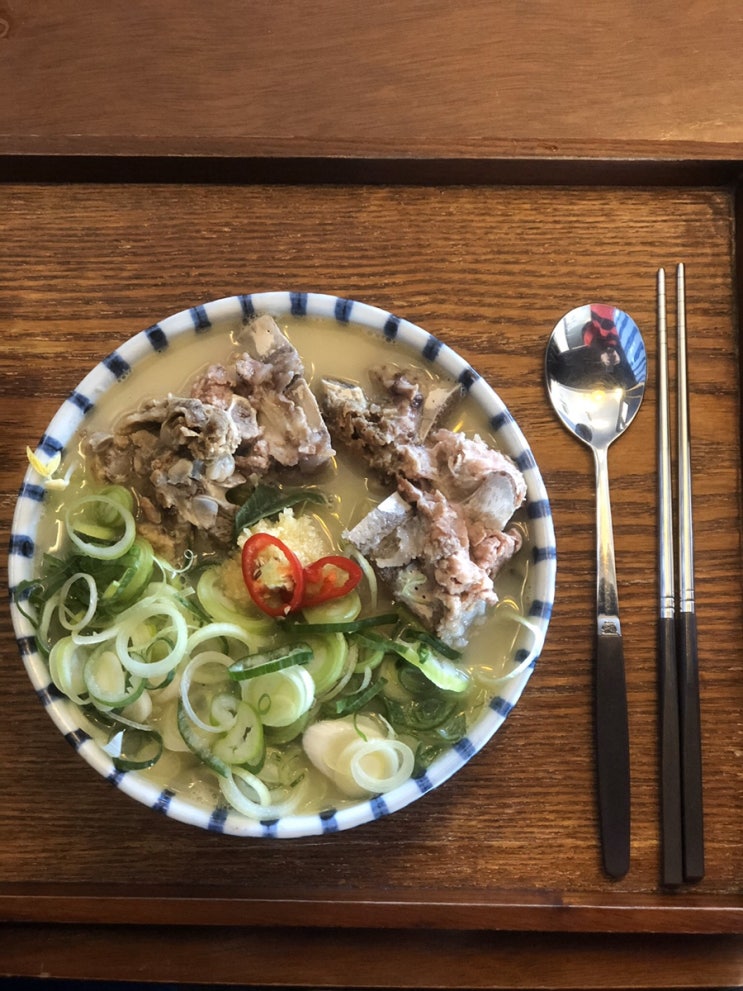  협재해수욕장 고기국수 맛집:) 고기국수가 맛있는 강식당