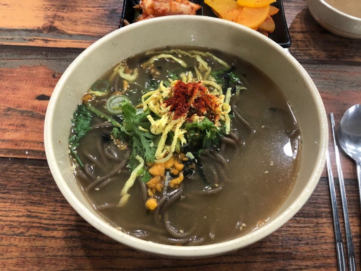  인천 메밀국수 우동과 비빔국수, 24시 먹을만하네요!
