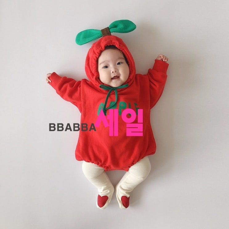 완전대박 아기옷 - 10가지 -[귀염뽀작] 과일 바디슈트 우주복 신생아 아기 100일 돌선물 촬영