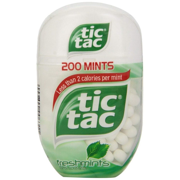  Tic Tac 민트 Freshmints 200Count 34oz팩 병 상세설명참조