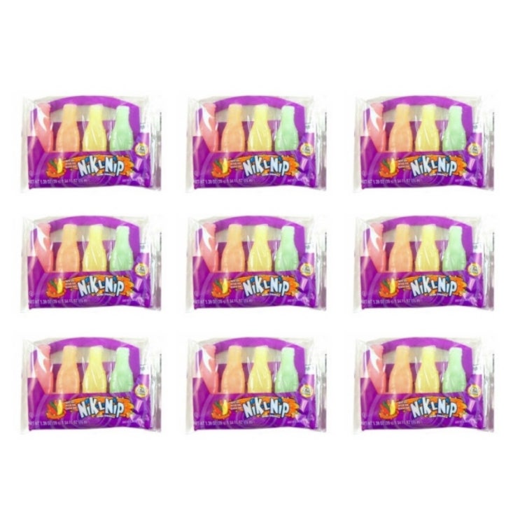   NikLNip 닉클립 왁스병 캔디 4개입 X 9팩
