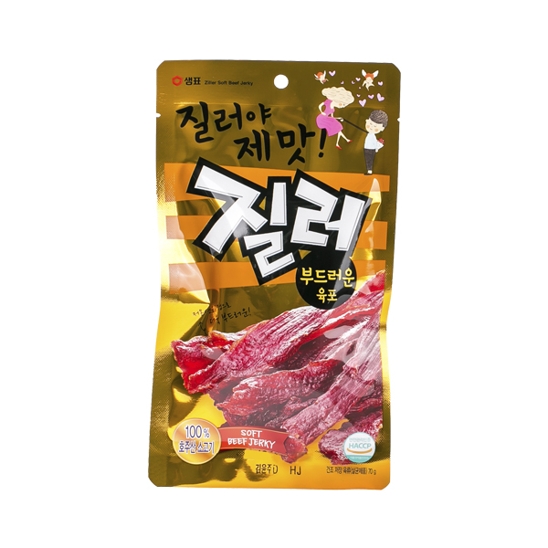  질러 부드러운 육포 70g X 48 간식 맥주안주 쇠고기 단일상품