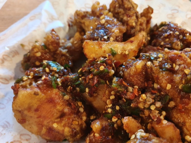 양재 언남고 맛집 60계치킨 더매운치킨 치즈볼 떡볶이