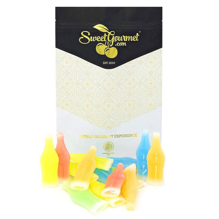   SweetGourmet NikLNip 왁스 병 캔디 4536g 스위트고메 Filled Chew Wax Bottles 1개