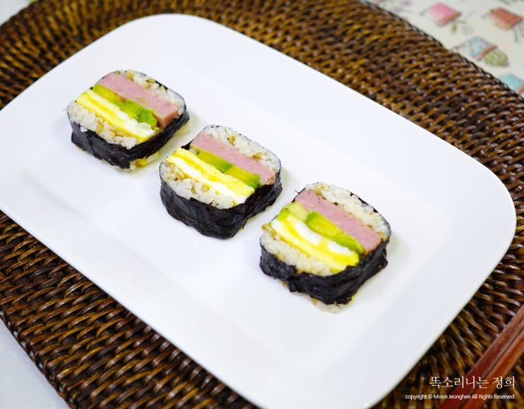  하와이 무스비 만들기 참쉬운 스팸주먹밥 맛나다