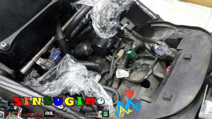 yamaha r1 2008년식 신스기모카울 장착및 각종부품 작업[6]