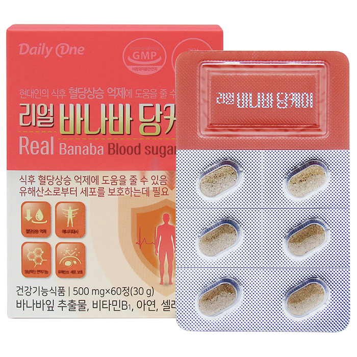  데일리원 리얼 바나바 당케어 60정 30g 1개
