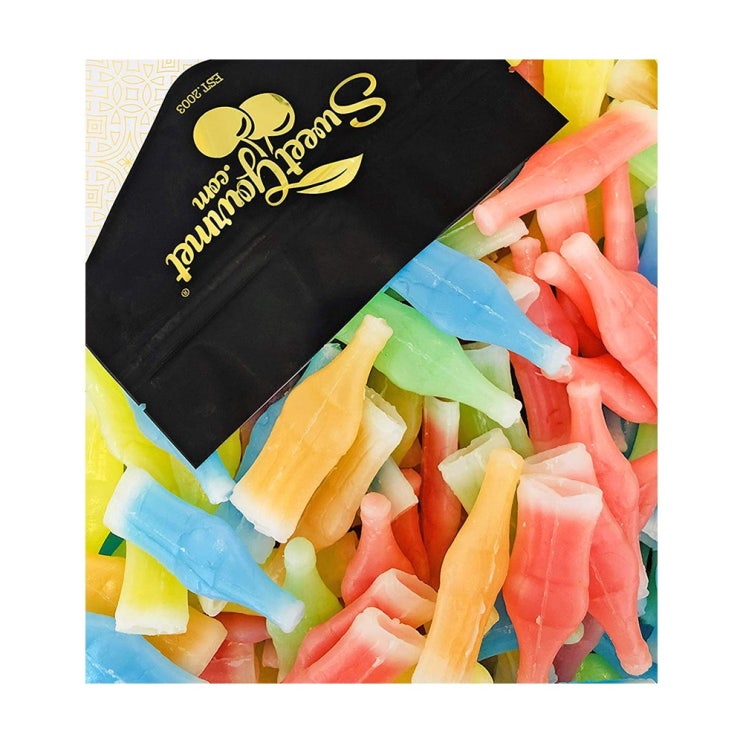   SweetGourmet 닉클립 왁스 병 캔디 398g NikLNip Filled Chew 1개