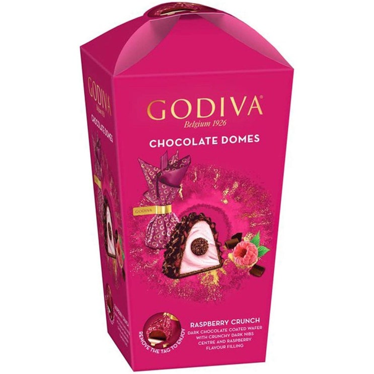 특별할인 제품 Godiva 고디바 초콜릿 라스베리 크런치 돔 150g 1세트 확인하고 결정하세요!