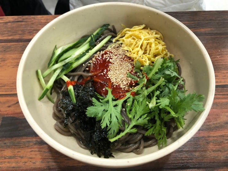  인천 24시 메밀국수, 메밀우동과 비빔우동 냠냠~!