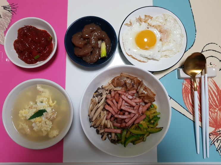 비빔밥과 간장&양념새우장