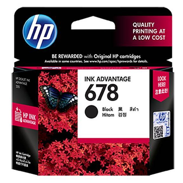  HP 678 정품잉크 검정CZ107AA 1개