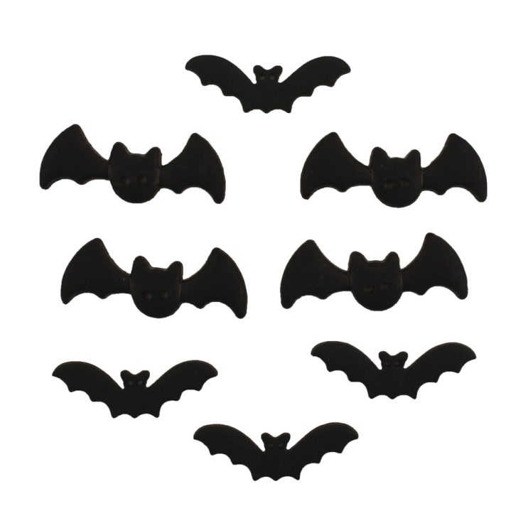  버튼갤로어 단추 테마 팩 Bats 1개