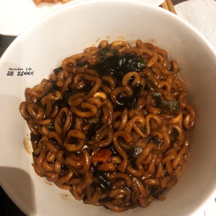  [혼자 놀기 1탄] 요즘 대세 짜파구리 만들기