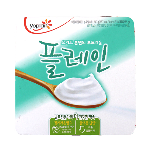  메가마트 빙그레 요플레 플레인 멀티 85g4개 단품