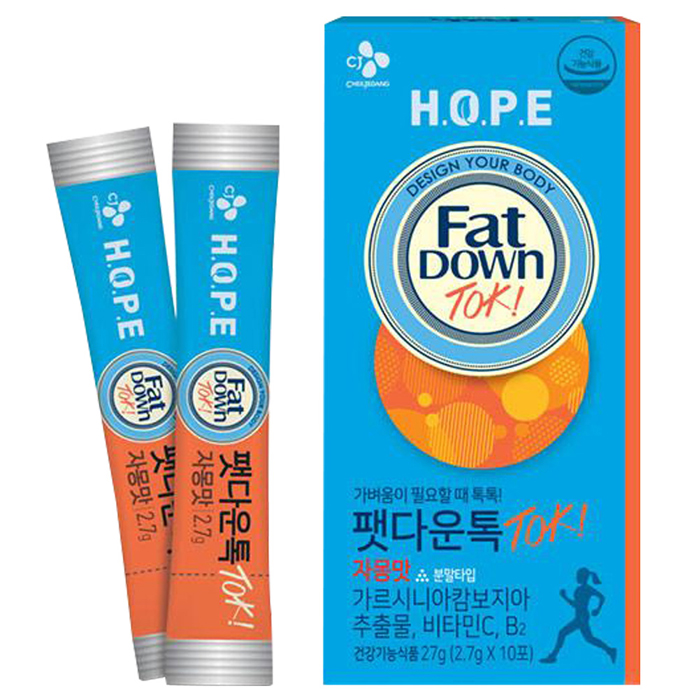  호프 팻다운톡 다이어트식품 자몽맛 27g 10개입