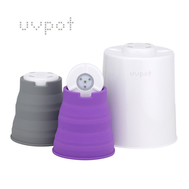 UVPOT 유브이팟 CLEANB4LU 휴대용 살균기 Purple