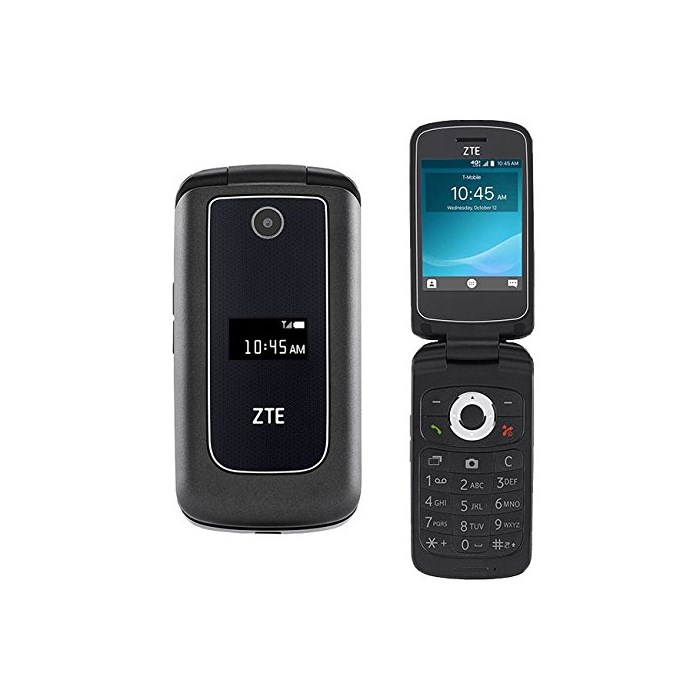 ZTE Cymbal Z 320 Flip Phone UNLOCKED T Mobile One Size One Color