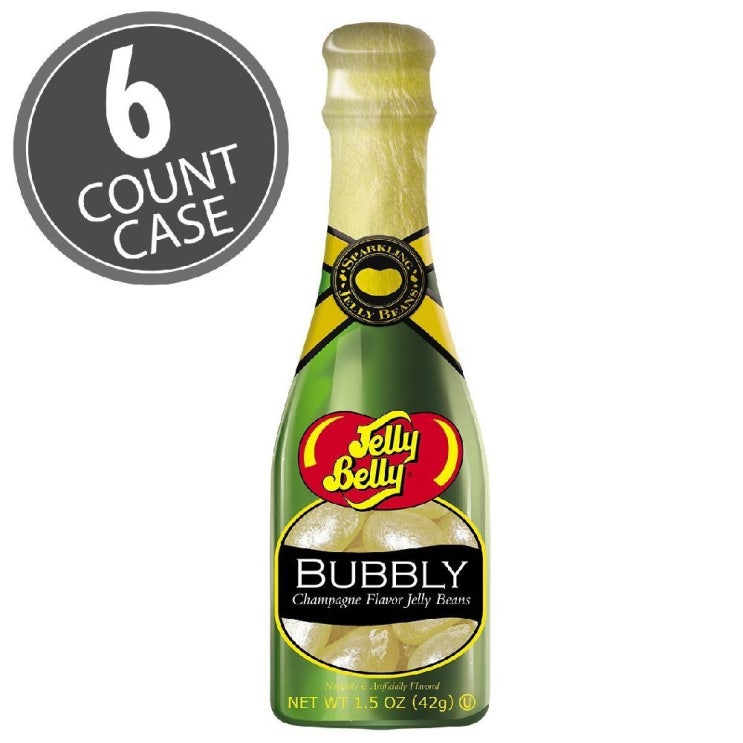  Jelly Belly 젤리 벨리 버블리 샴페인맛 젤리 빈 병 42 g 6 팩 6팩 42g