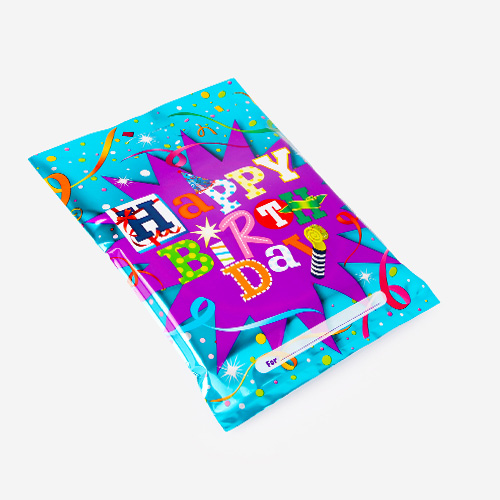  【어디서 샀어?】[인디고샵] 파티봉투 [중] 생일축하해 (10개), 블루, 10장    늦기 전에 준비하세요
