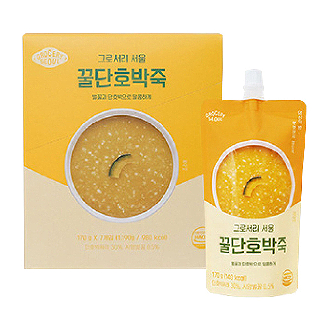  그로서리서울 꿀단호박죽 170g 7개입