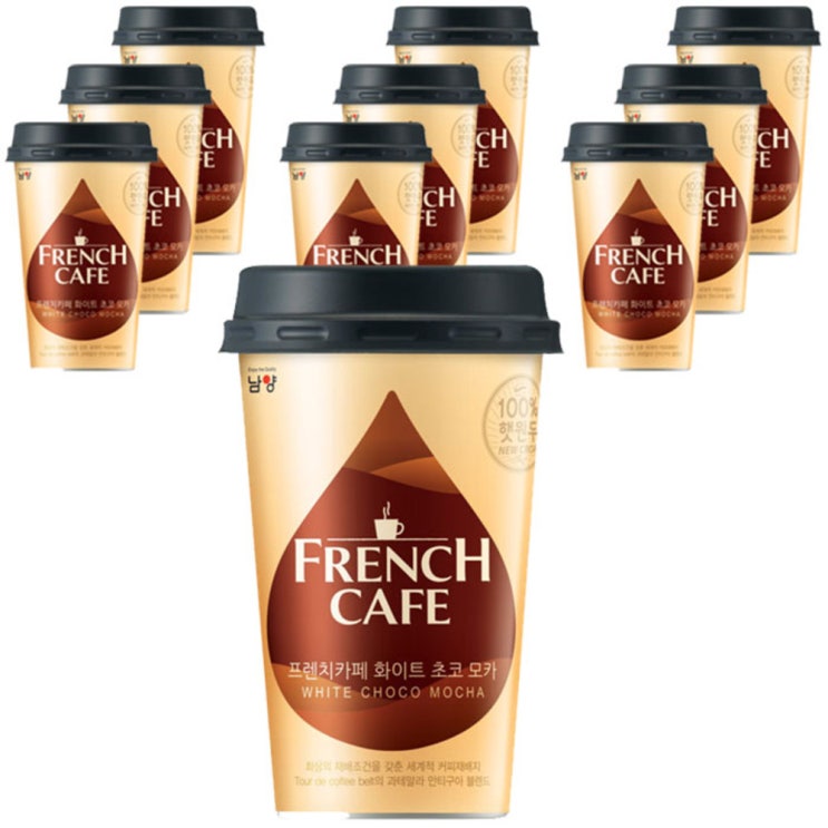  프렌치카페 화이트초코 모카 200ml 10개