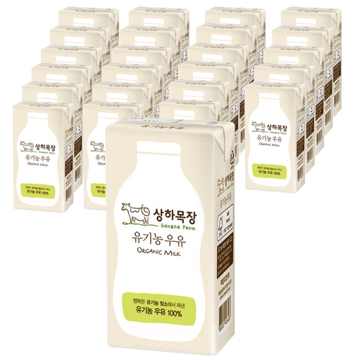 [초대박할인 리뷰] 상하목장 유기농 우유 190ml 24개입