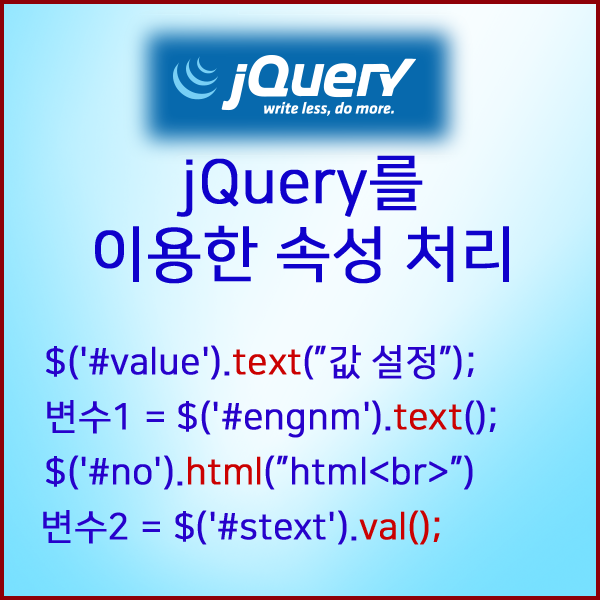  [활용팁] jQuery 를 이용한 값설정 및 값 확인하기