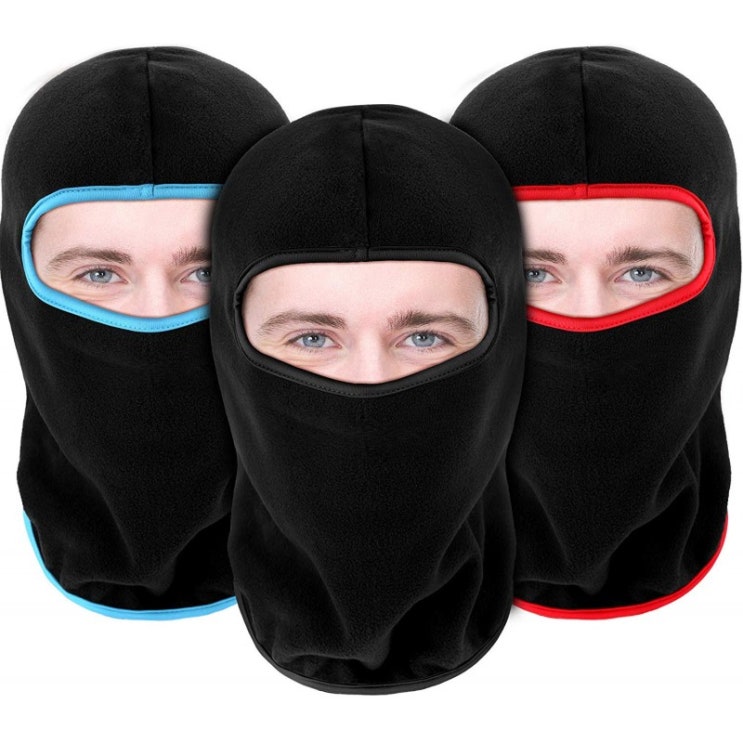  [초대박할인 리뷰] Balaclava 얼굴 마스크 오토바이 마스크 방풍 봉제 열 위장 낚시 모자 얼굴 커버 태양 먼지 보호 검정