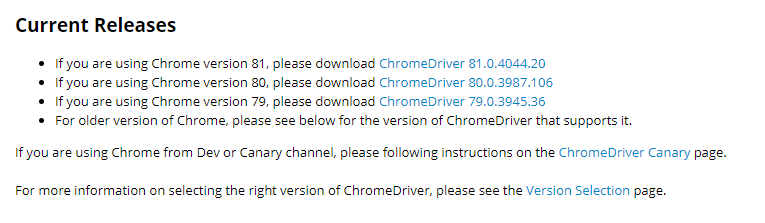 [Python 크롤러 / 오류해결] Message: 'chromedriver' executable needs to be in ...