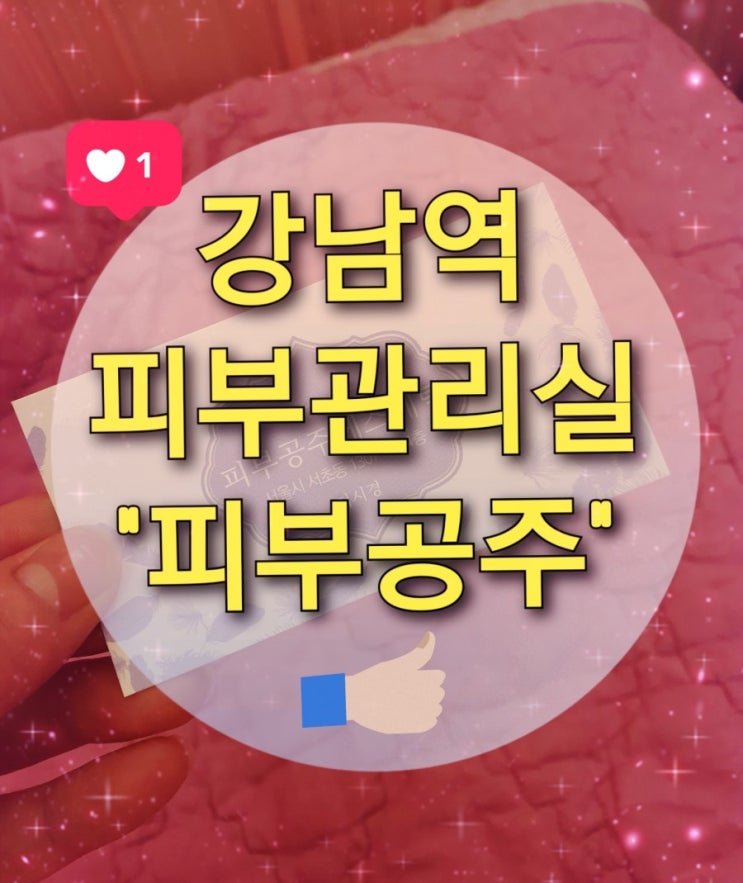  강남역 피부관리실 "피부공주"에서 모공관리로 블랙헤드&피지 전부 녹여요~