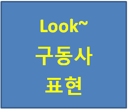  영어공부혼자하기 [구동사] '구동사600개'내영어가쉬워진다!! Look~구동사 표현 정리해 볼게요