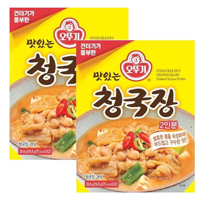  오뚜기 맛있는 청국장 2인분 396g 2개