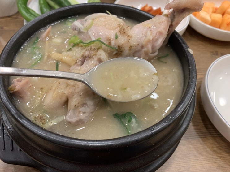  [상동맛집] 몸이허할때는 삼계탕으로 원기회복, 상동 오이삼계탕