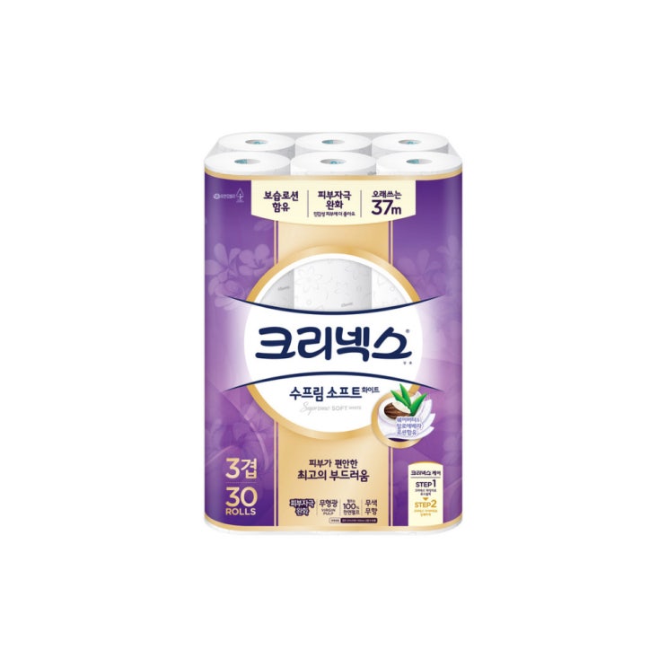  ️쿠팡에서 꼭 사야 하는 제품 1위는?  [ 유한킴벌리] TOP5  유한킴벌리 크리넥스 수프림소프트 3겹 37m 30롤×1팩 단품