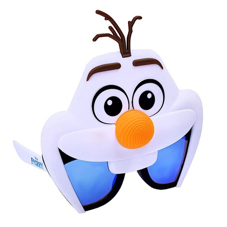  【가성비굿】HOL코스튬 코스프레 마스크 올라프 W2 Costume Sunglasses Frozen Olaf Sun-Staches Party Favors UV400 PR    늦기 전에 준비하세요