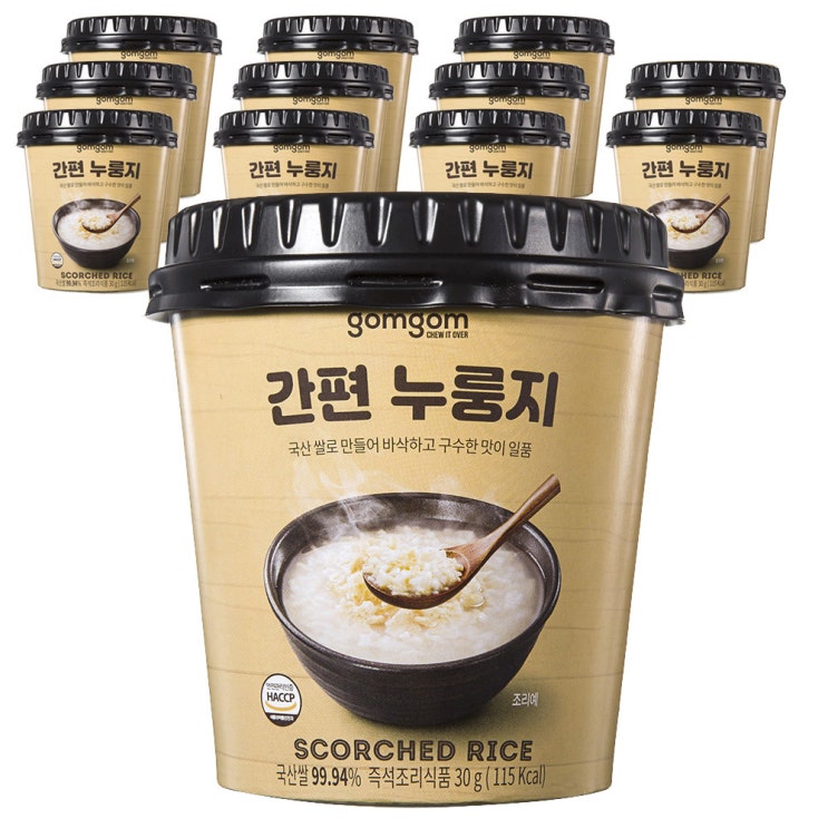 곰곰 구수한 간편 누룽지 30g 12개입