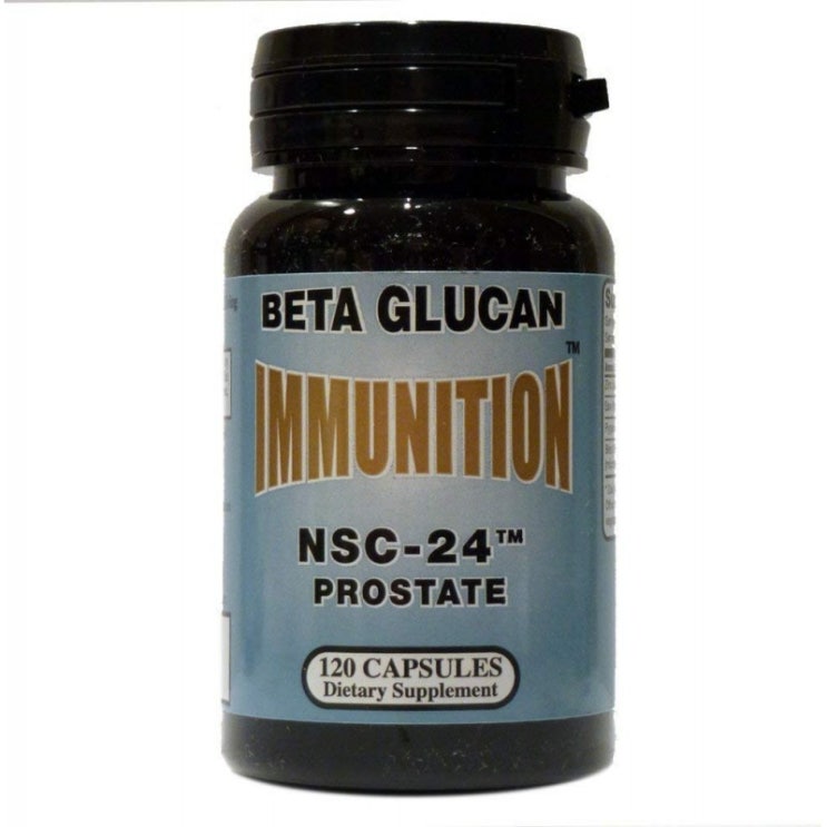  쏘팔메토 NSC24 IMMUNITION에 의해 MG 베타 글루칸 120 캡슐을 가진 면역 NSC 전립선 포뮬러 1