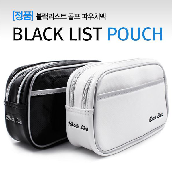   {대박세일} 골프파우치 [ 블랙리스트 정품 에나멜 골프 파우치 손가방 ]