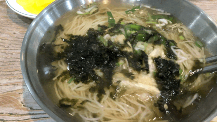  송도잔치국수맛집 국수한끼 지식정보단지역 맛집