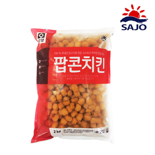  로켓프레시 특가할인 : 사조오양 국내산 팝콘치킨 2kg 1개 : 식품